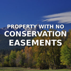 Property With No Conservation Easements For Sale
