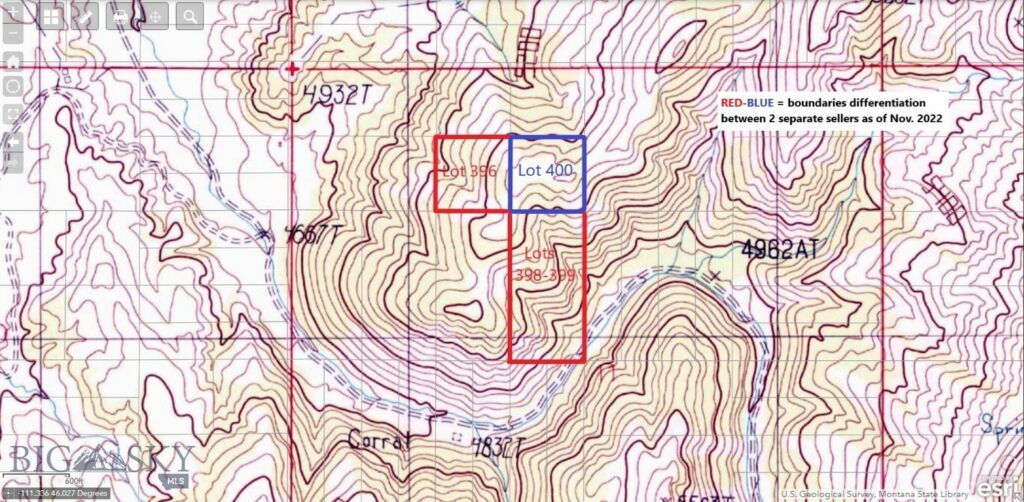 Lots 396-398-399-400 Lightning Ridge Trail, Three Forks MT 59752