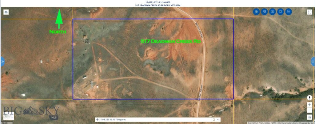 517 Deadman Creek Road, Bridger MT 59014