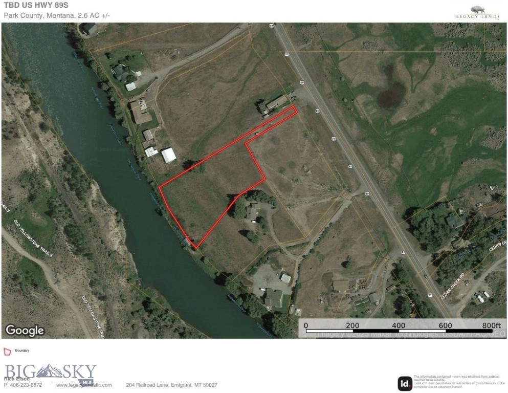 TBD US HWY 89 S, Gardiner MT 59030