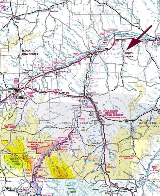 TBD Lone Rock Canyon Lane, Hysham MT 59076