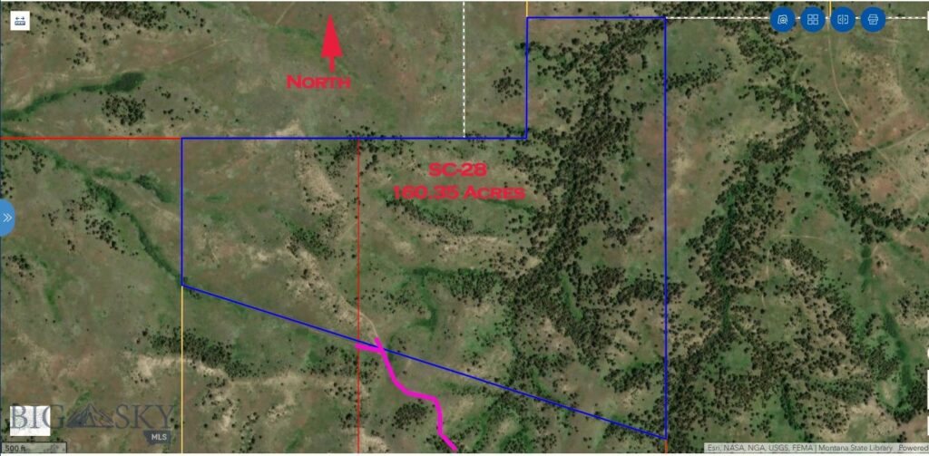 TBD Lone Rock Canyon Lane, Hysham MT 59076